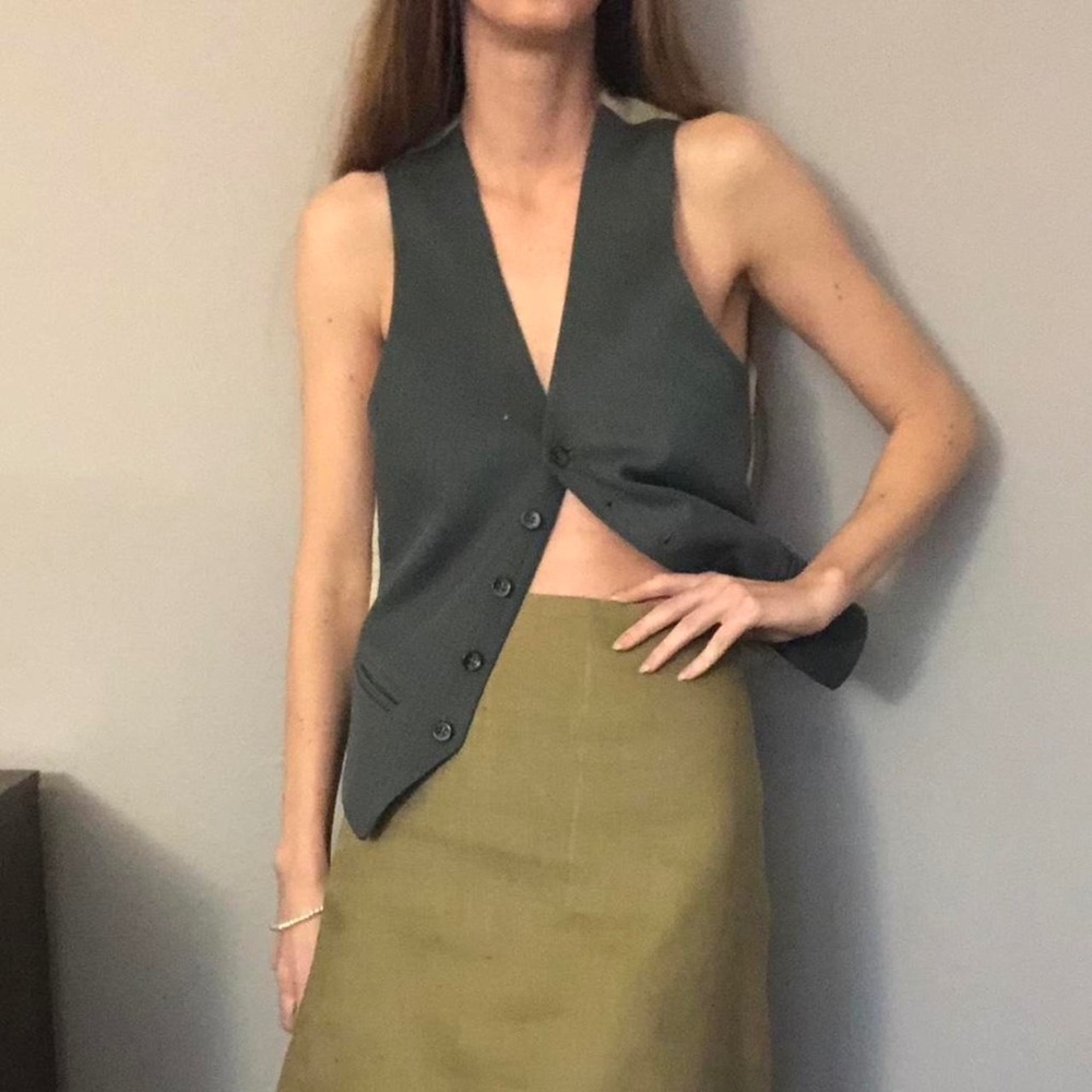 Green vintage suit vest 🕴️